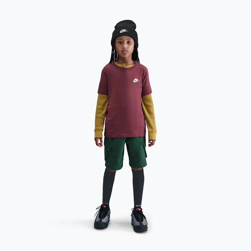 T-shirt bambino Nike Sportswear dark team red 2