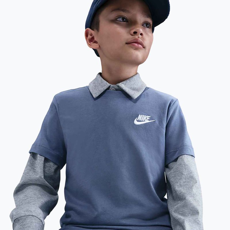 T-shirt bambino Nike Sportswear world indigo 6
