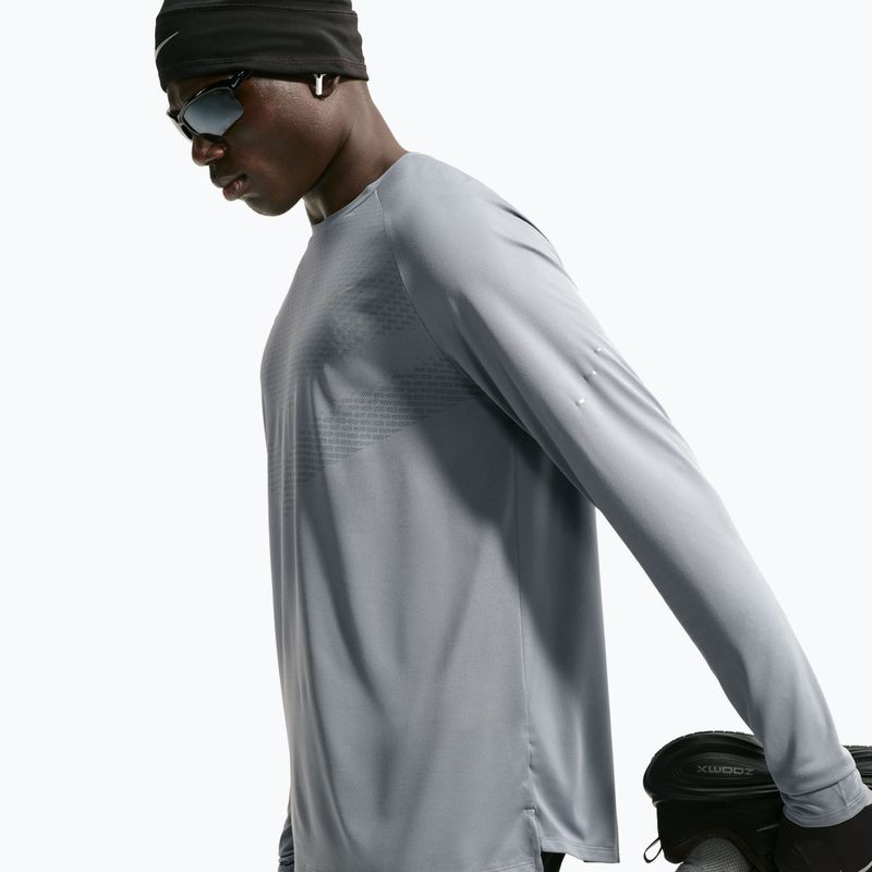 Longsleeve da running uomo Nike Stride Dri-Fit ADV Smoke Grey 6