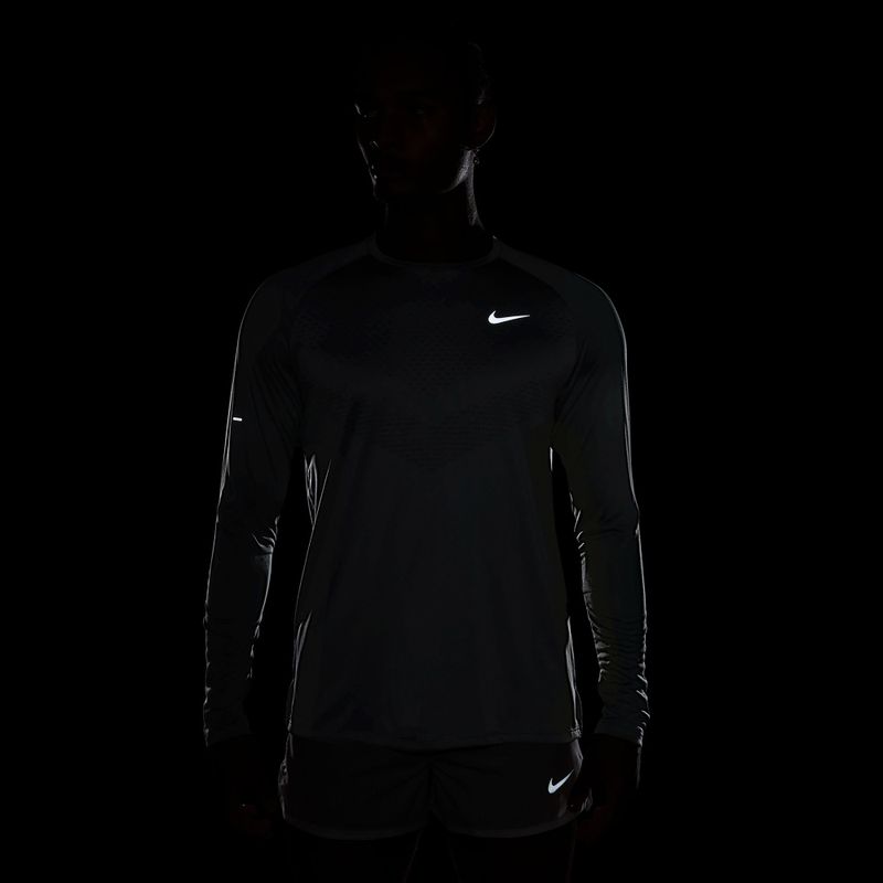 Longsleeve da running uomo Nike Stride Dri-Fit ADV Smoke Grey 7