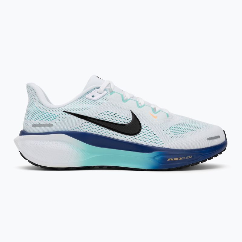 Scarpe da running uomo Nike Pegasus 41 white/hyper turquoise/concord/black 2