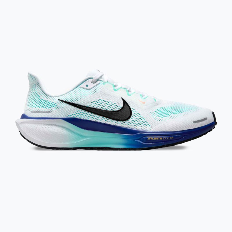 Scarpe da running uomo Nike Pegasus 41 white/hyper turquoise/concord/black 8