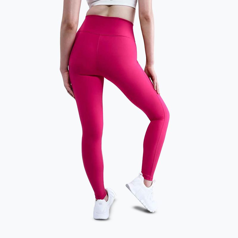 Leggings donna Nike One Seamless Front rush pink/white 3