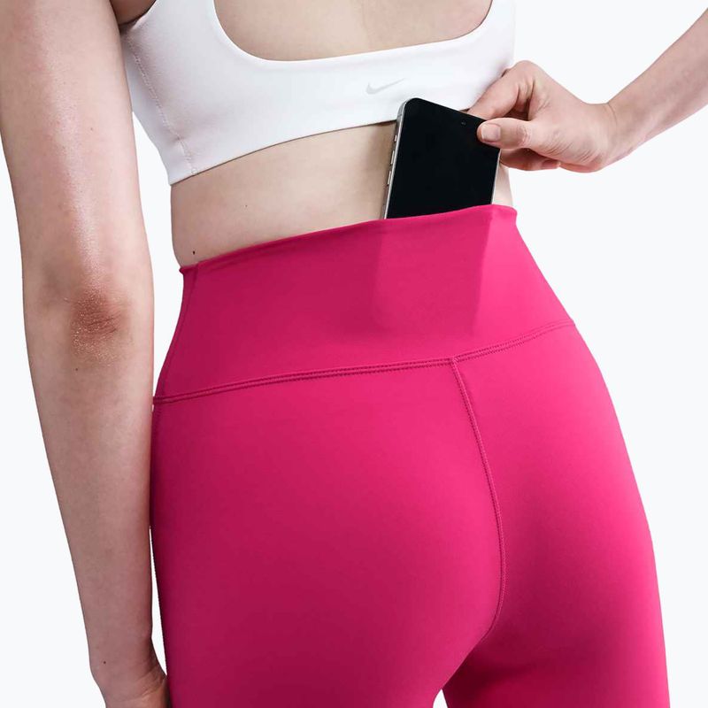 Leggings donna Nike One Seamless Front rush pink/white 6