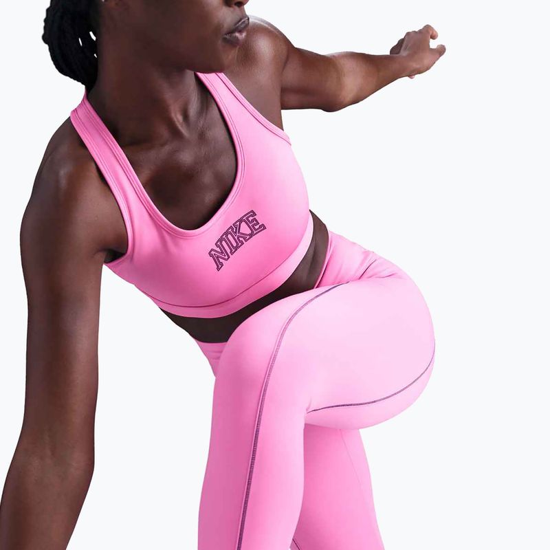 Leggings da donna Nike One High-Waisted playful pink 4