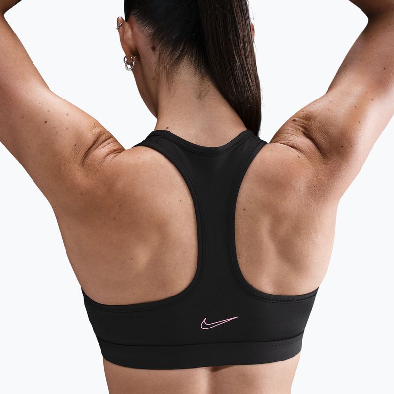 Reggiseno sportivo Nike Swoosh Medium Support black 5