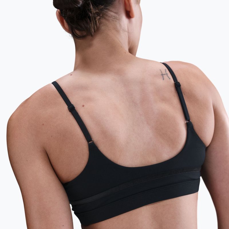 Reggiseno sportivo Nike One Light-Support black/white 4