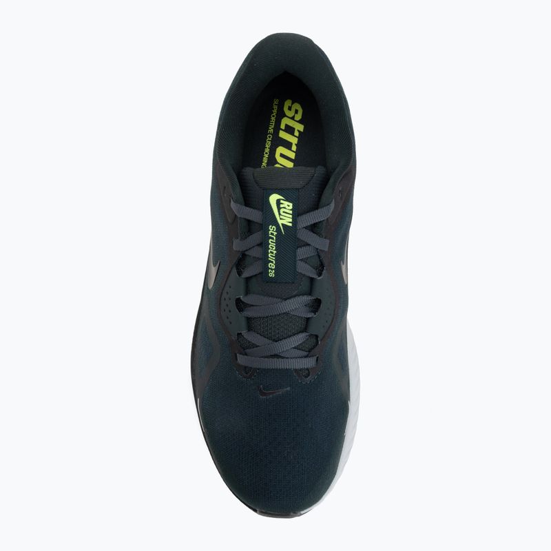 Scarpe da running da uomo Nike Structure 26 Wide seaweed/volt/pure platin 5