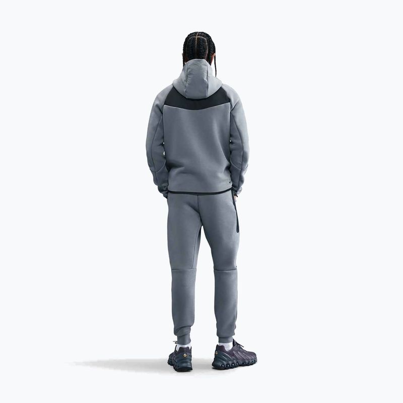 Pantaloni da uomo Nike Tech Joggers cool grey/cool grey/volt 2