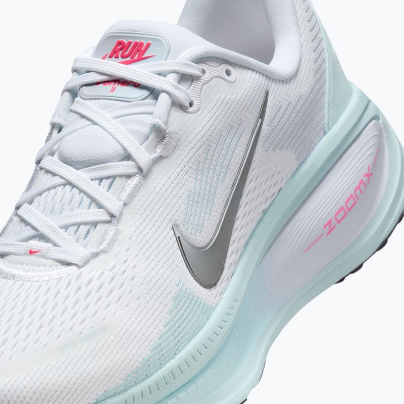 Scarpe da running da donna  Nike Vomero 18 white/glacier blue/metallic silver 8