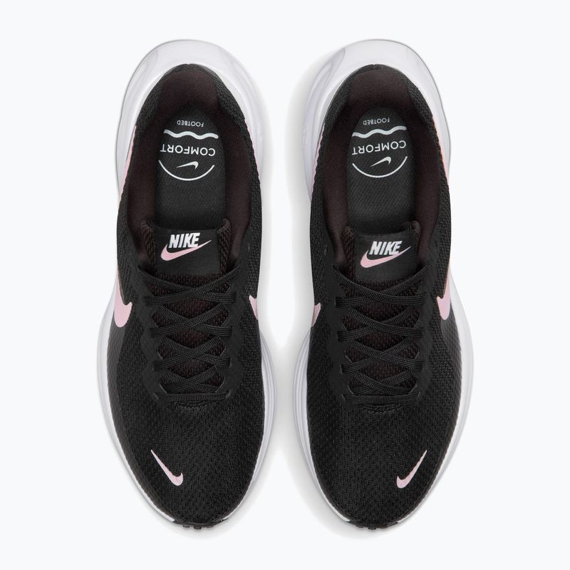Scarpe running donna Nike Revolution 8 black/white/anthracite/pink foam 14
