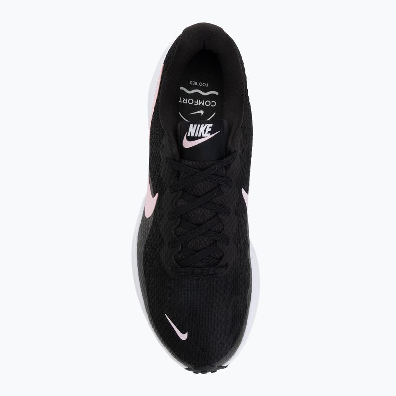 Scarpe running donna Nike Revolution 8 black/white/anthracite/pink foam 5