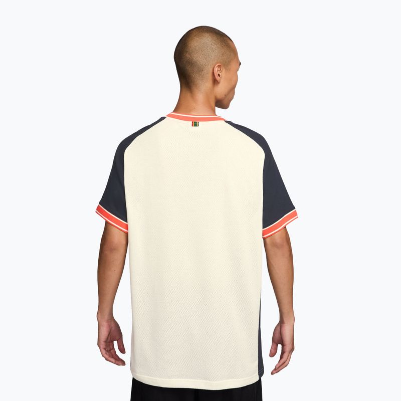 Maglia da tennis uomo Nike Court Heritage sail/dark obsidian 2