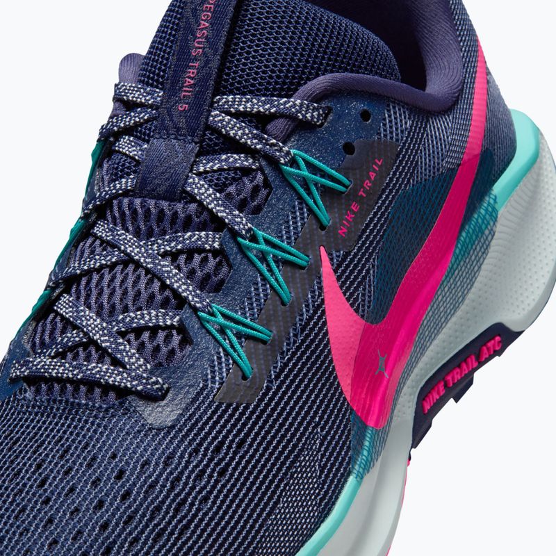 Scarpe da running uomo Nike Pegasus Trail 5 midnight navy/dusty cactus/hyper pink 4