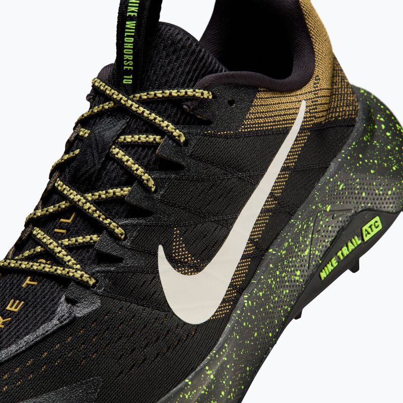 Scarpe da running uomo Nike Wildhorse 10 black/peat moss/volt ice/phantom 8