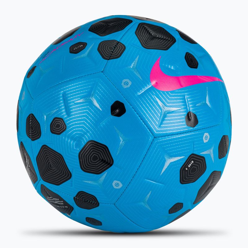 Pallone da calcio Nike Academy blue glow/black/pink blast taglia 5 2