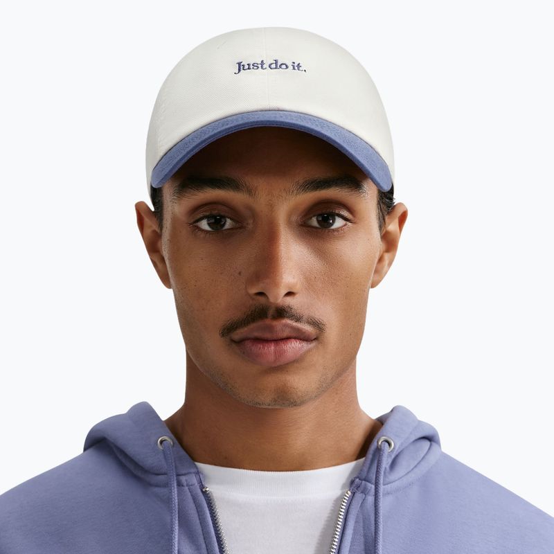 Cappellino con visiera Nike Club Unstructured JDI sail/diffused blue/diffused blue 4