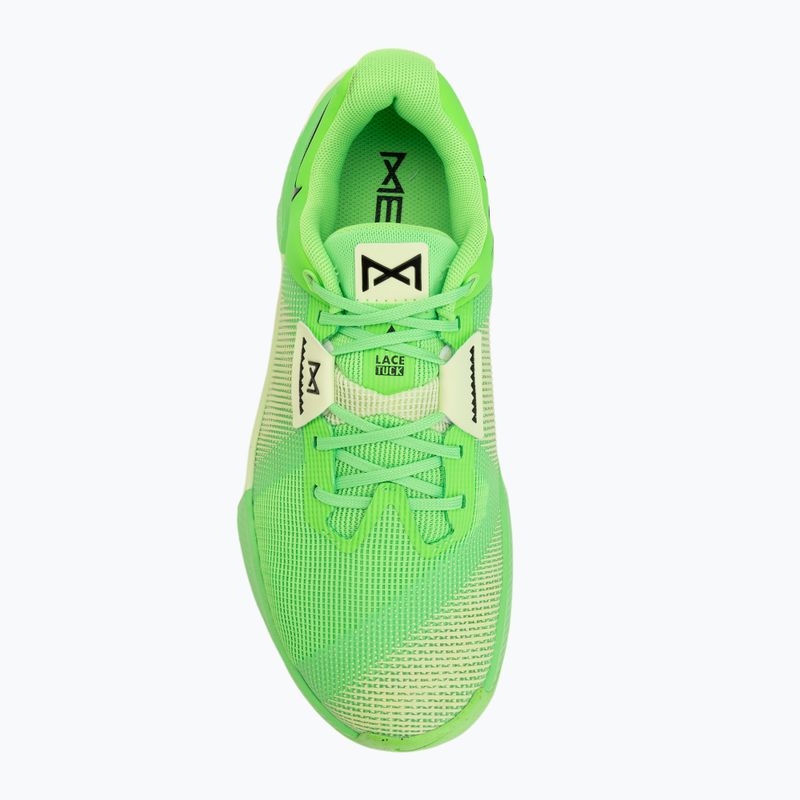 Scarpe da sollevamento pesi uomo Nike Metcon 10 green strike/light liquid lime/black 5
