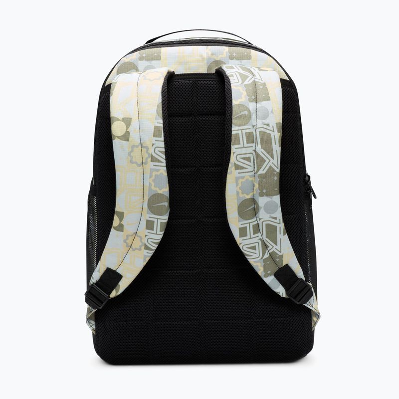 Zaino da allenamento Nike Brasilia 9.5 24 l off white/black/white 3
