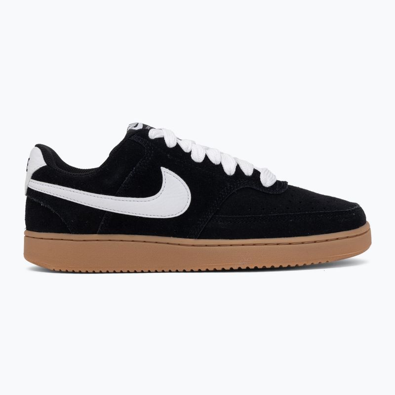 Scarpe da uomo Nike Court Vision Low FL black/gum med brown/white 2