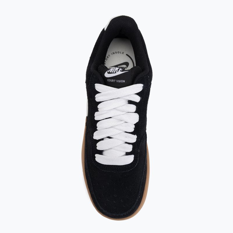 Scarpe da uomo Nike Court Vision Low FL black/gum med brown/white 5