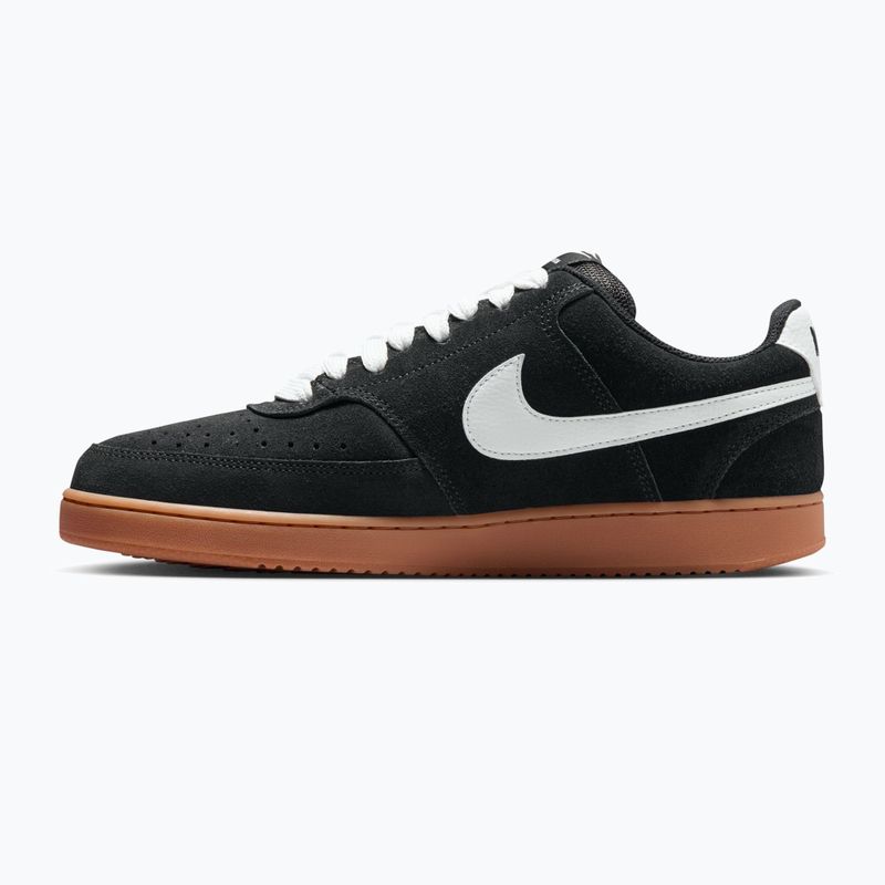 Scarpe da uomo Nike Court Vision Low FL black/gum med brown/white 2