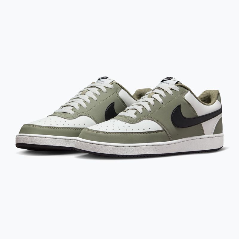 Scarpe da uomo Nike Court Vision Low summit white/silver sage/black 3