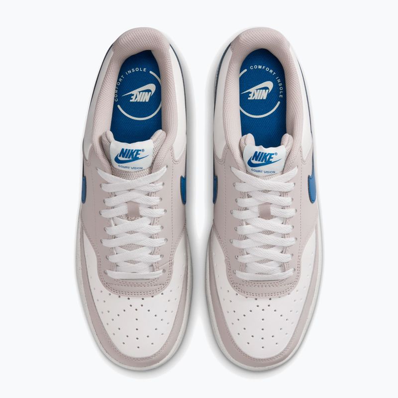Scarpe da uomo Nike Court Vision Low Sail/Cream II/Brilliant Blue 8