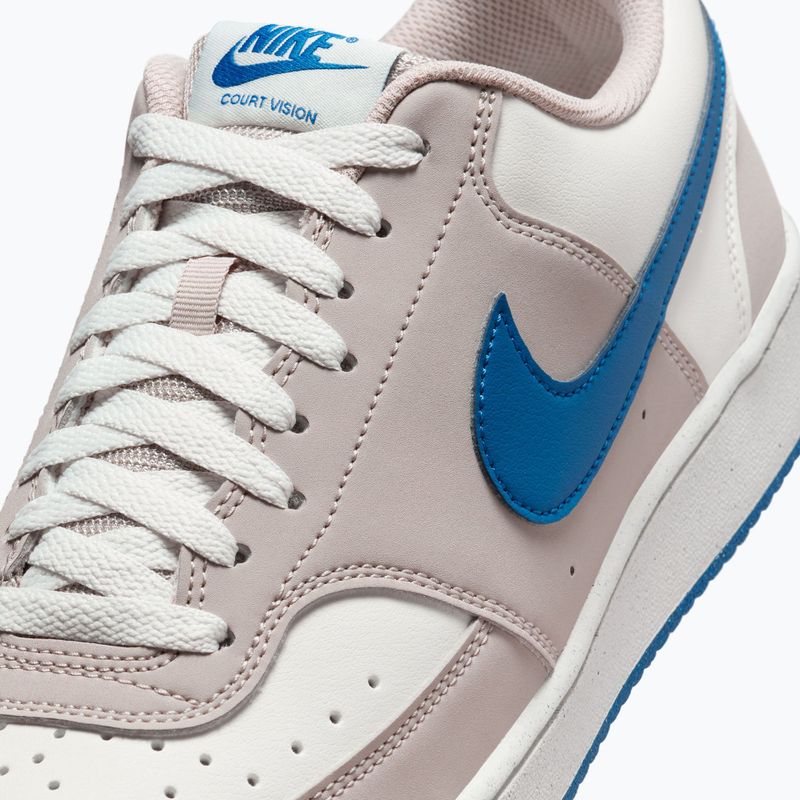 Scarpe da uomo Nike Court Vision Low Sail/Cream II/Brilliant Blue 9