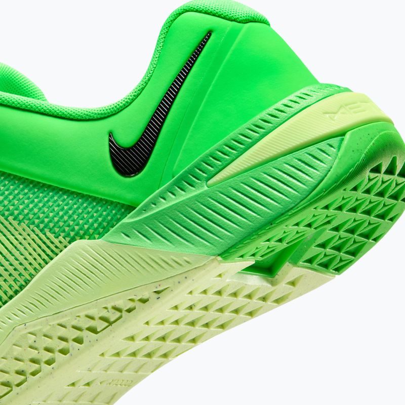 Scarpe da sollevamento pesi uomo Nike Metcon 10 green strike/light liquid lime/black 9