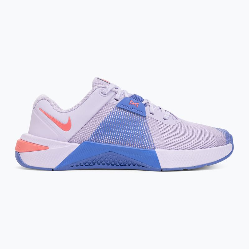Scarpe da training da donna Nike Metcon 10 violet mist/sapphire/sea coral 2