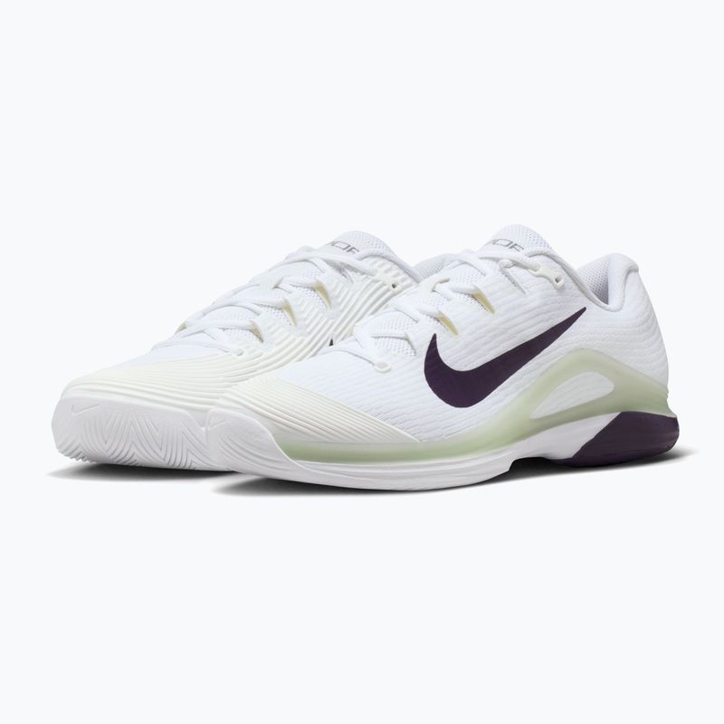 Scarpe da tennis uomo Nike Vapor 12 white/volt tint/dark raisin 10