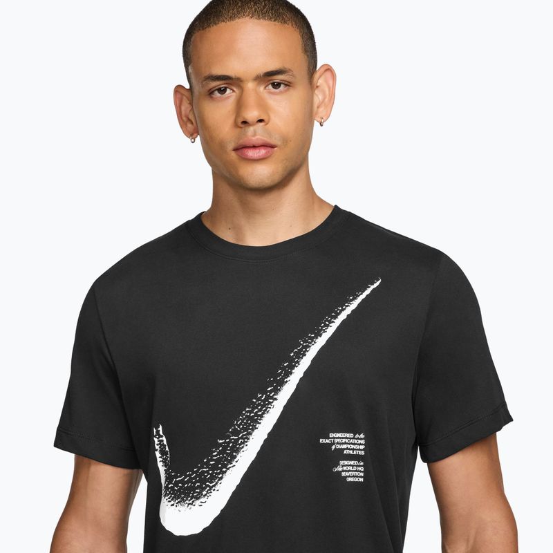 Koszulka treningowa męska Nike HBR Dri-FIT black/white 3