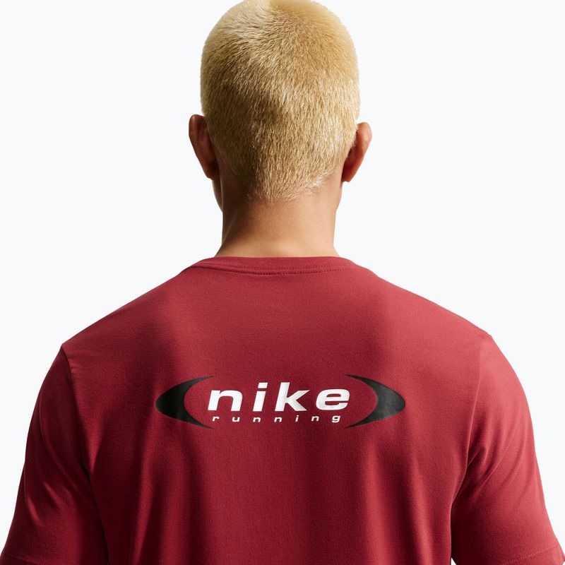 T-shirt running uomo Nike Retro Run Dri-Fit team crimson 4