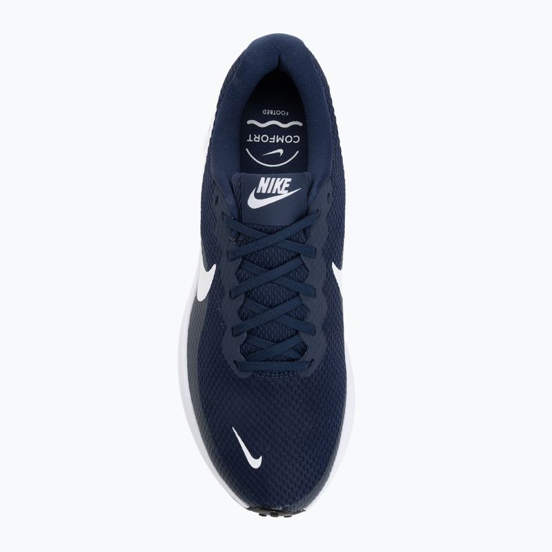 Scarpe da running uomo Nike Revolution 8 midnight navy/white/black/pure platinum 5