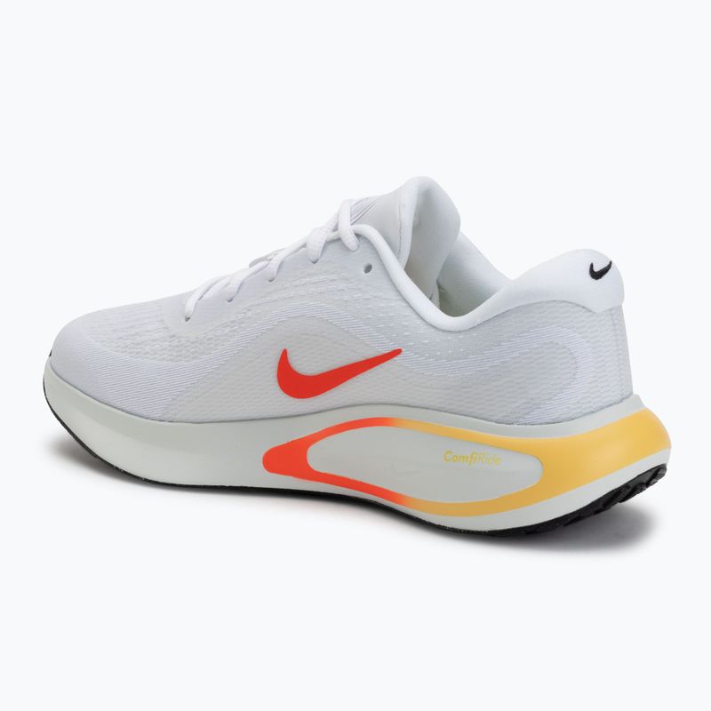 Scarpe da running uomo NikeJourney Run white/spruce aura/bright crimson 3