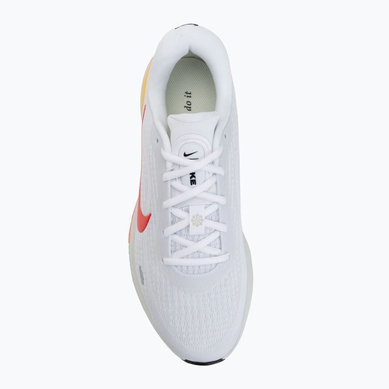 Scarpe da running uomo NikeJourney Run white/spruce aura/bright crimson 5