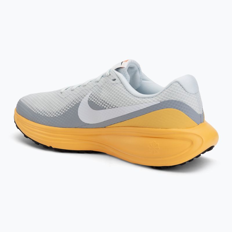 Scarpe running uomo Nike Revolution 8 off white/wolf grey/topaz gold/white 3