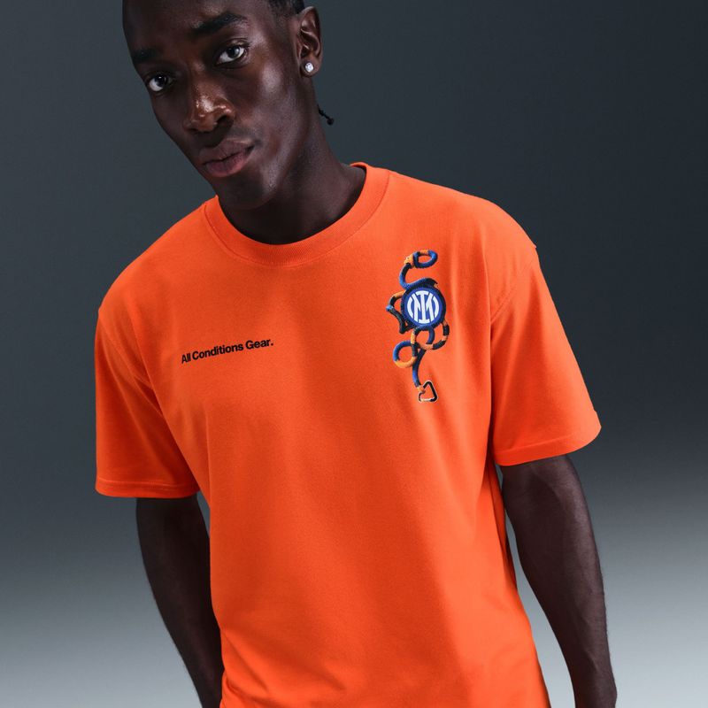 Maglia da calcio uomo Nike Inter Milan safety orange 6