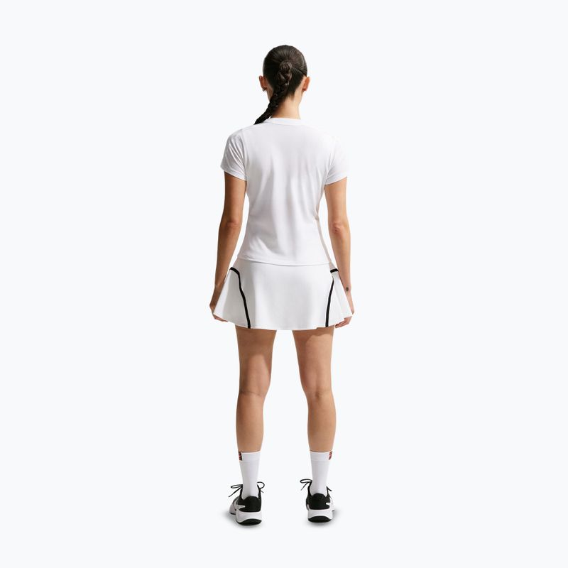 Gonna da tennis Nike Court Advantage Dri-Fit High Waisted white/black 3
