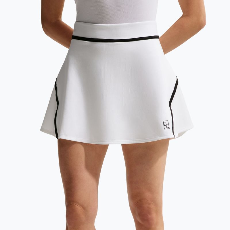 Gonna da tennis Nike Court Advantage Dri-Fit High Waisted white/black 5