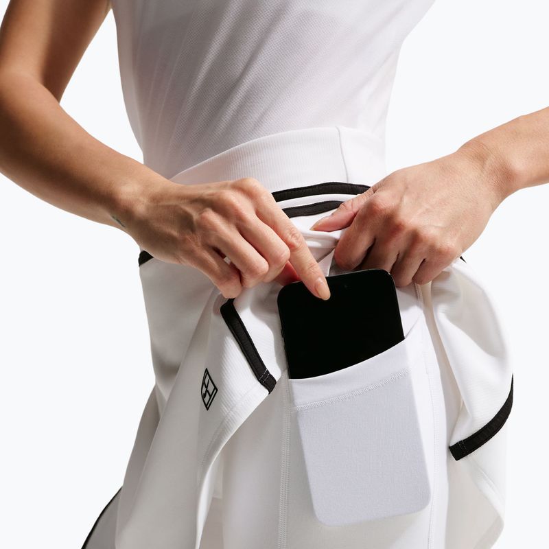 Gonna da tennis Nike Court Advantage Dri-Fit High Waisted white/black 7