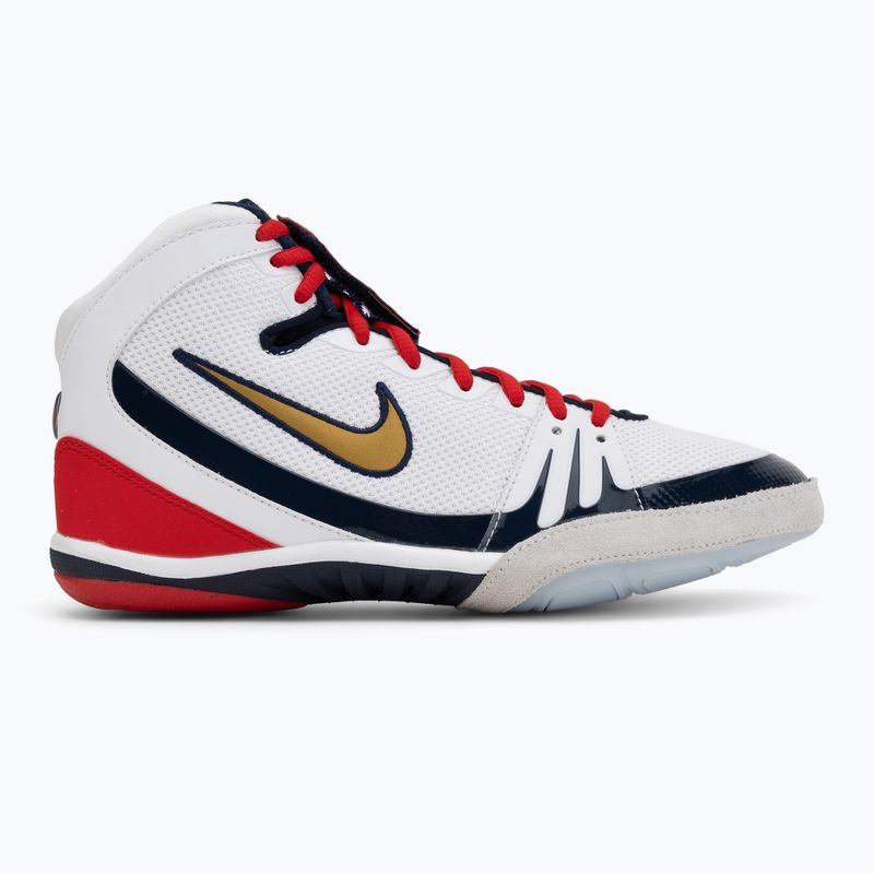 Scarpe da boxe Nike Freek SE white/metallic gold/college navy 2