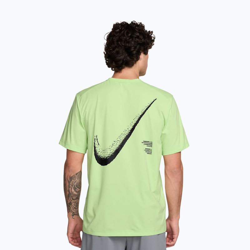 Koszulka męska Nike Hyverse Dri-Fit GFX light liquid lime/black 2