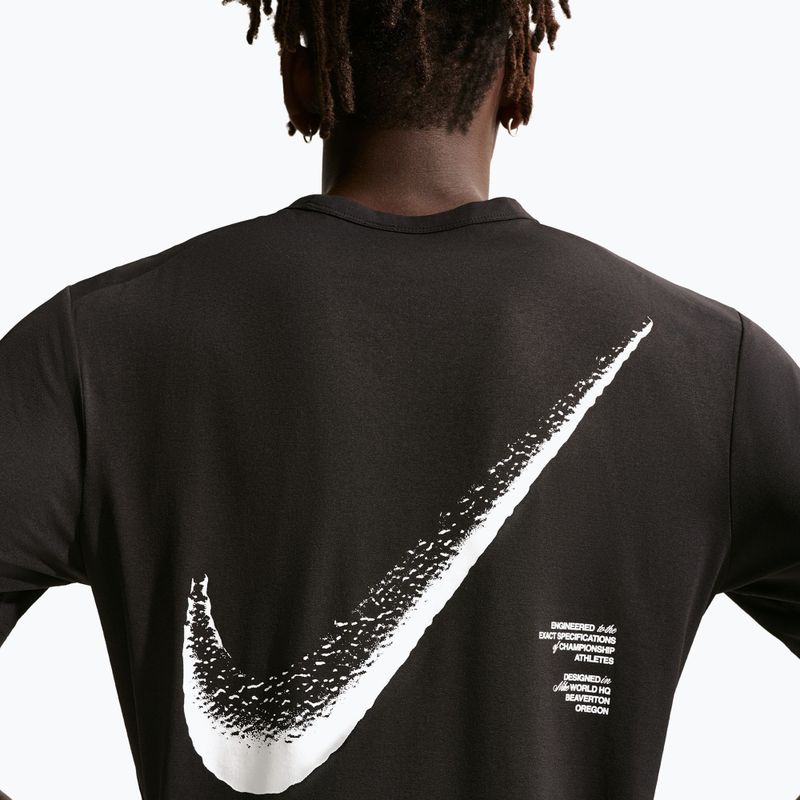 T-shirt uomo Nike Hyverse Dri-Fit GFX black/white 4