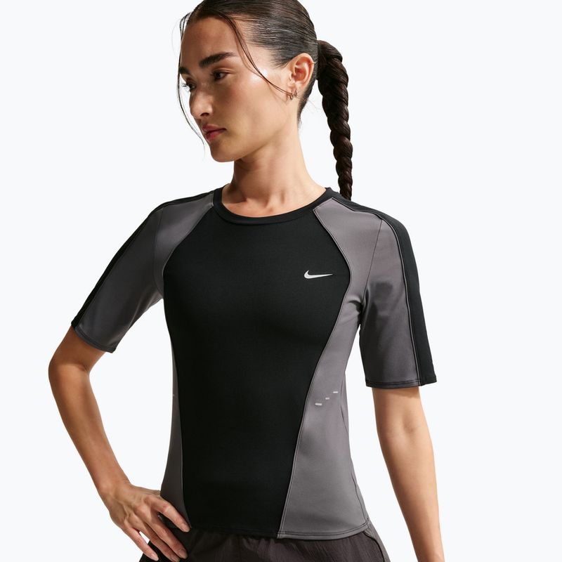 Maglia running donna Nike Swift Dri-Fit black/iron grey 2