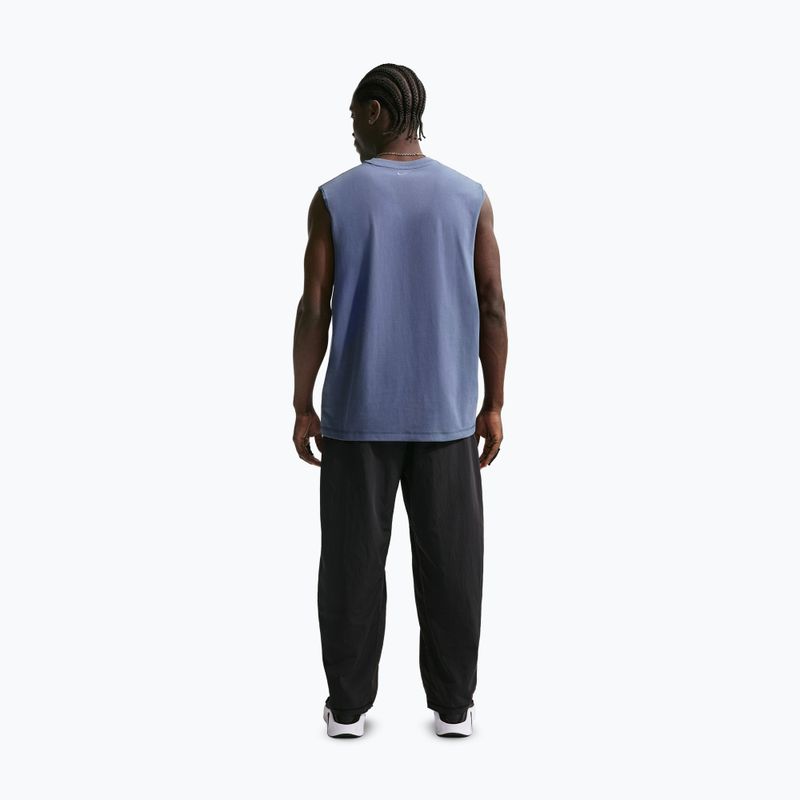 Maglietta da allenamento da uomo Nike Athletic Club Dri-Fit diffused blue/diffused blue 3