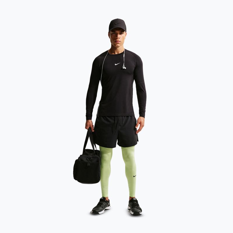 Leggings da uomo per allenamento Nike Pro Dri-Fit Tight Fitness light liquid lime/black 2