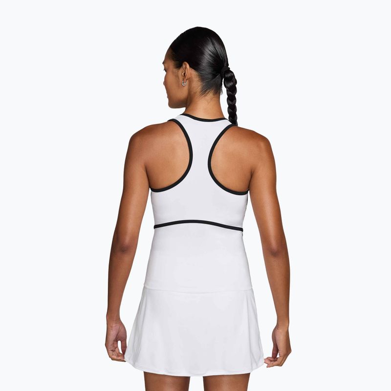 Canotta da tennis donna Nike Advantage Dri-Fit Tank white/black 2