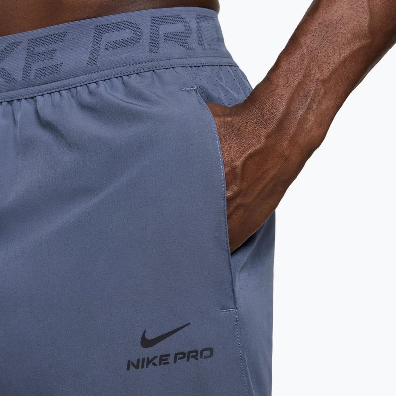 Spodenki męskie Nike Pro Training Dri-Fit 6" diffused blue/black 7
